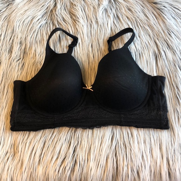 Cacique Other - Black Lacy T-Shirt Bra